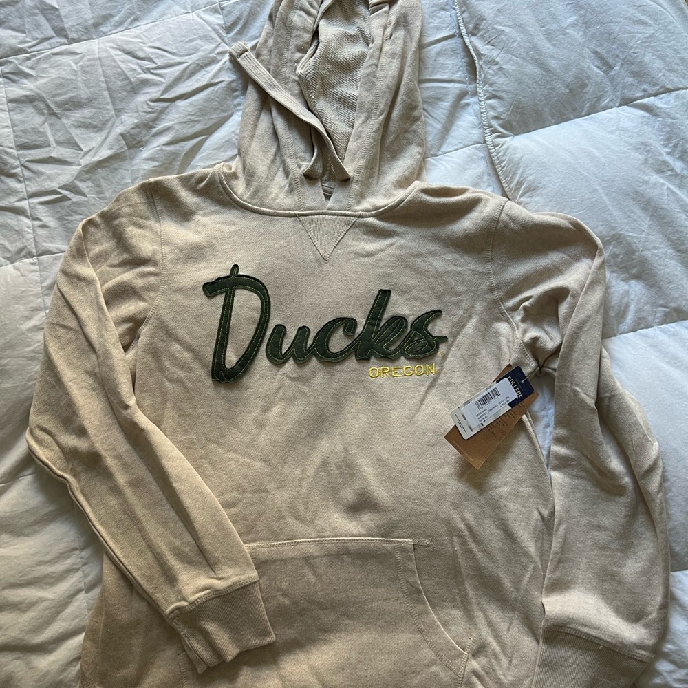 Oregon Ducks Beige Hoodie
